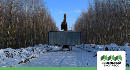 Установка временных строений для газификации в поселке "Лесной Остров"